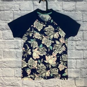 Athleta girl flower shirt